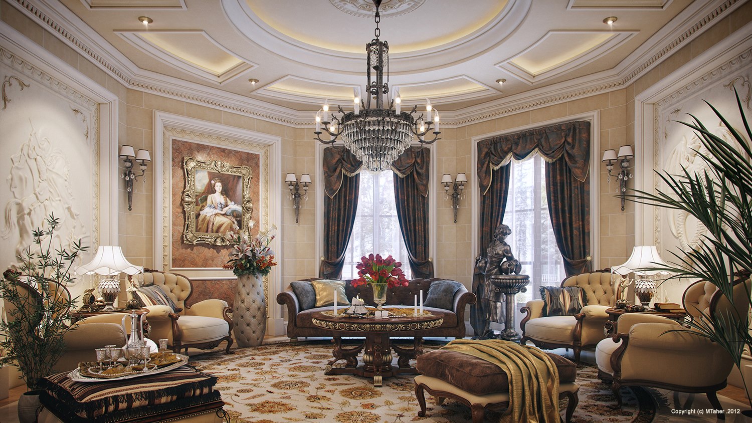 luxury-villa-living-room